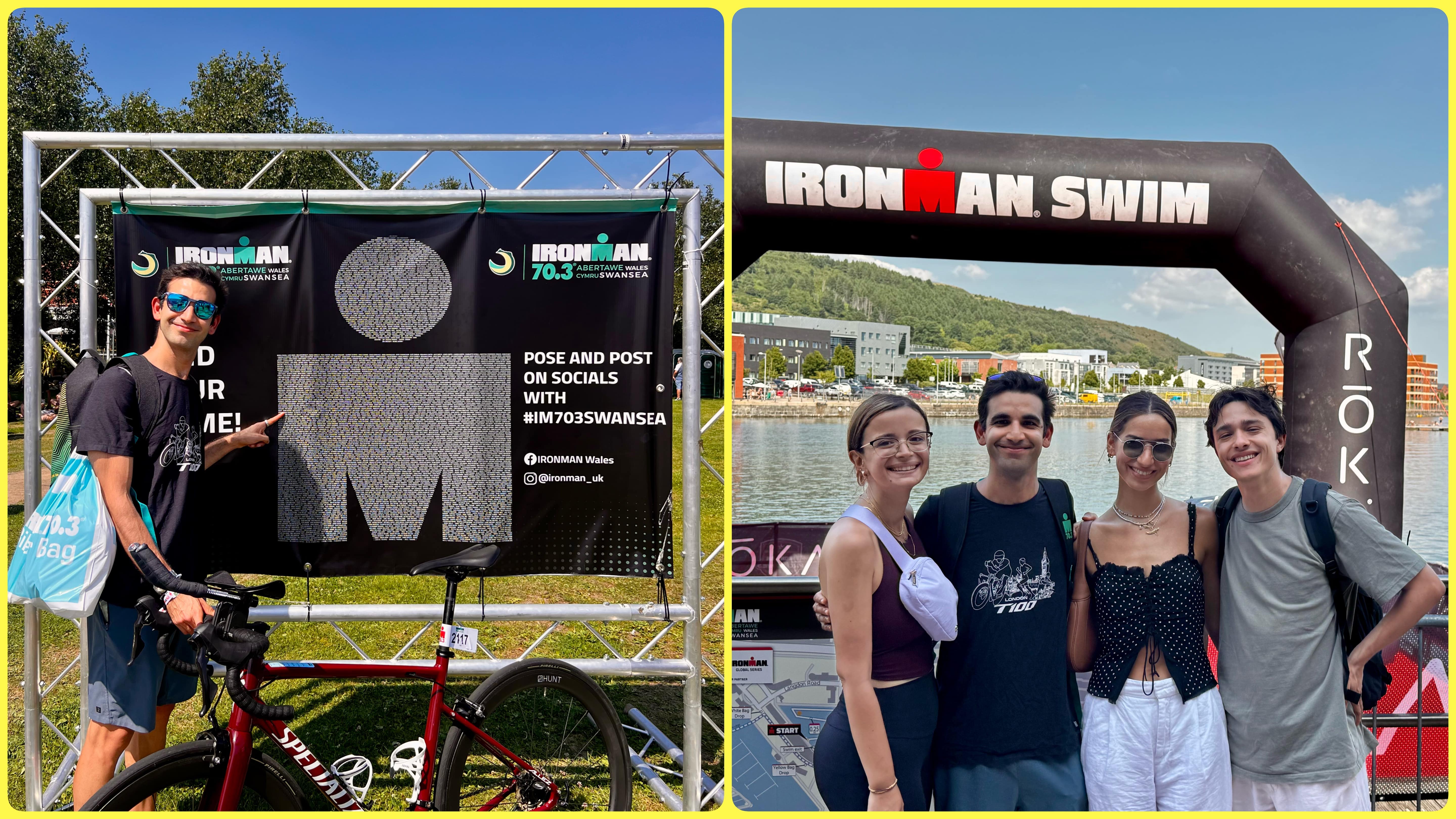 At the IronMan village for signup.